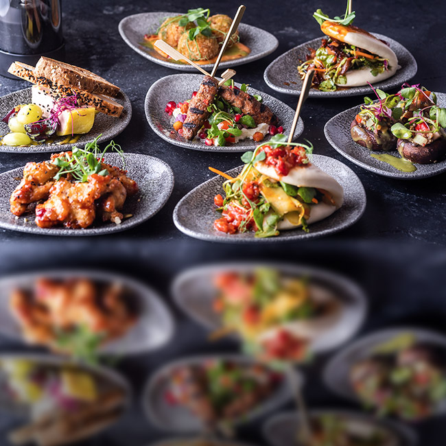 The food and the menus at The Pine Marten