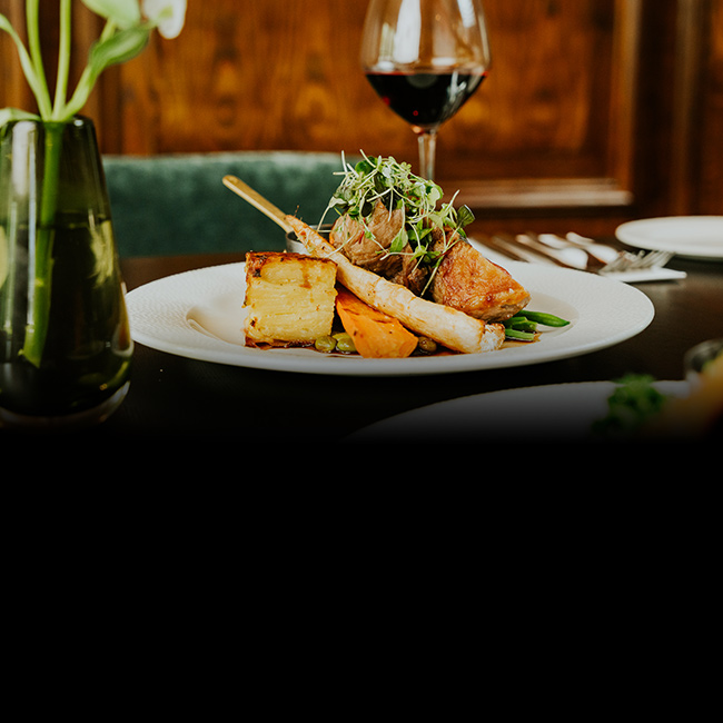 A La Carte menu at The Pine Marten