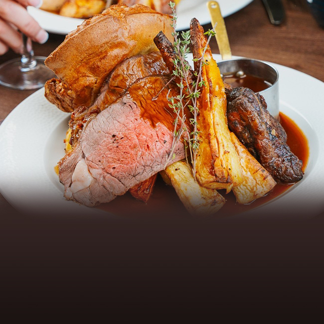 Sunday menu at The Pine Marten