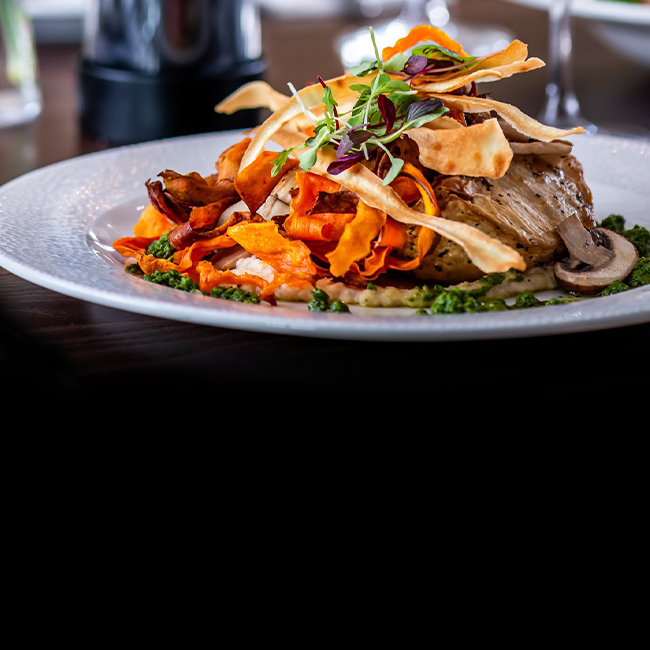 Vegan menu at The Pine Marten