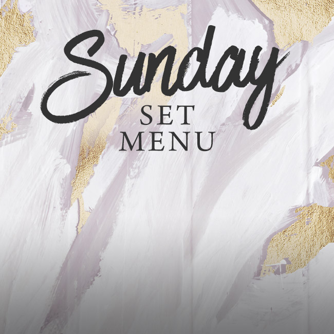 Sunday set menu at The Pine Marten