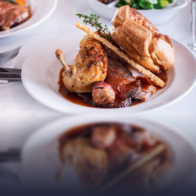 A La Carte menu at The Pine Marten
